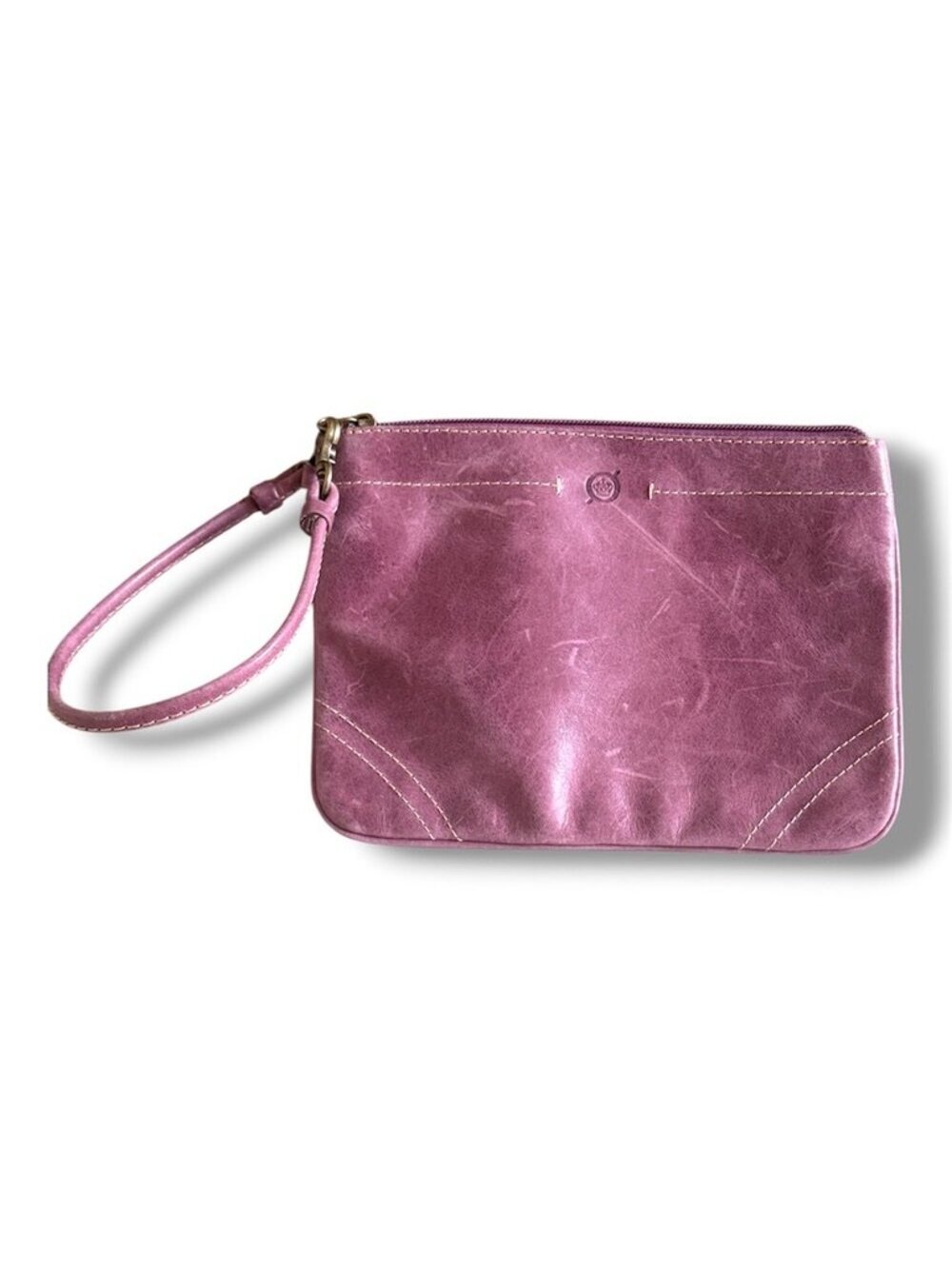 Born Lavendar Leather Wristlet Good